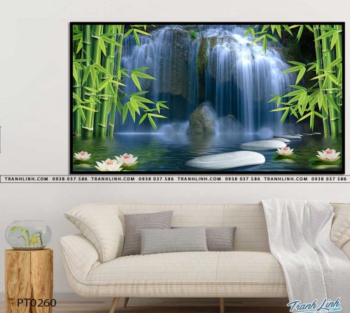tranh in canvas phong canh phong thuy pt0260