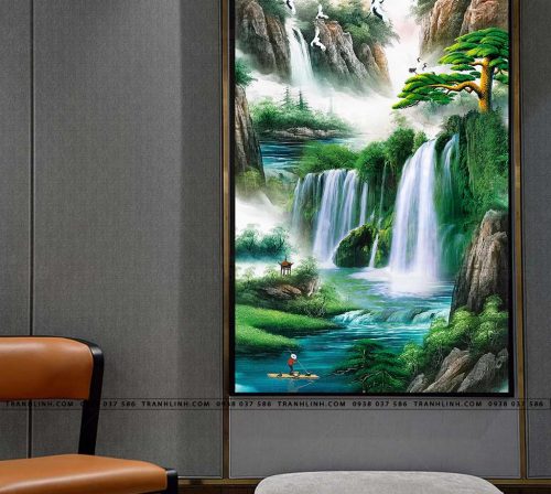 tranh in canvas phong canh phong thuy pt0262