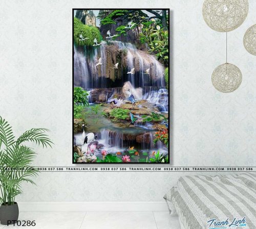 tranh in canvas phong canh phong thuy pt0286
