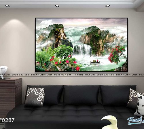 tranh in canvas phong canh phong thuy pt0287