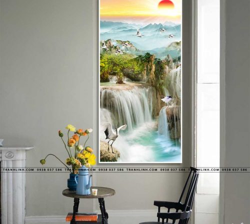 tranh in canvas phong canh phong thuy pt0321