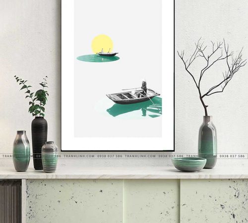 tranh canvas phong canh que huong 3