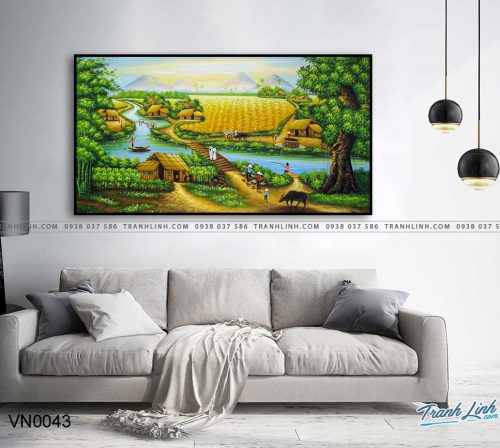 tranh canvas phong canh que huong dong que 19