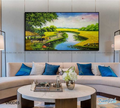 tranh canvas phong canh que huong dong que 21