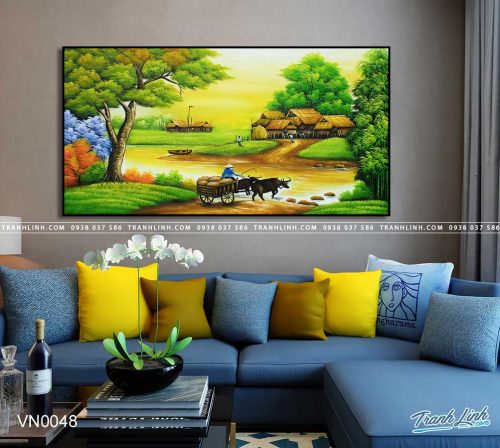 tranh canvas phong canh que huong dong que 24