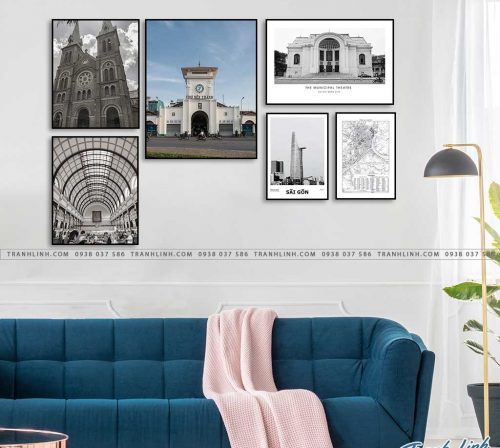 tranh canvas phong canh que huong sai gon 2