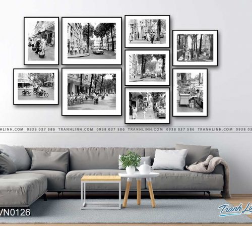 tranh canvas phong canh que huong sai gon xua 10