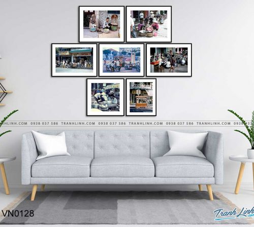 tranh canvas phong canh que huong sai gon xua 12