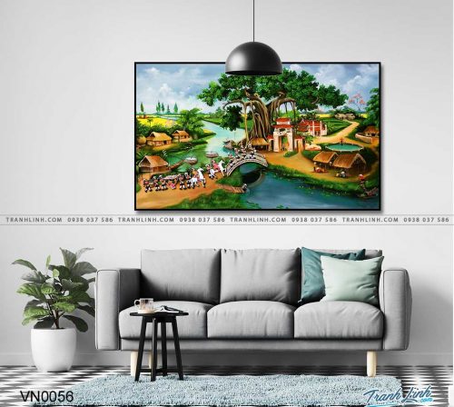 tranh canvas vinh quy bai to 1