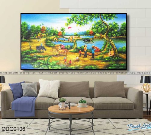 tranh son dau dong que huong 106