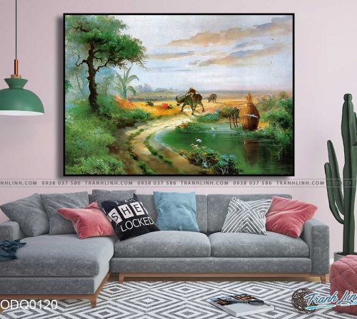 tranh son dau dong que huong 120