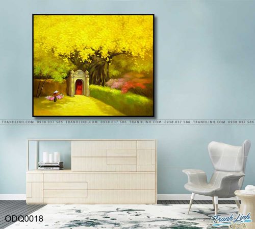 tranh son dau dong que huong 18