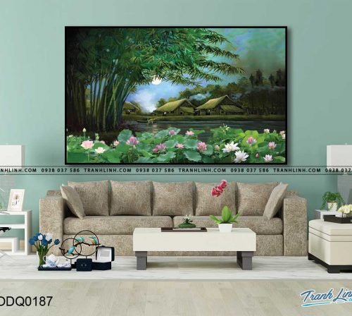 tranh son dau dong que huong 187