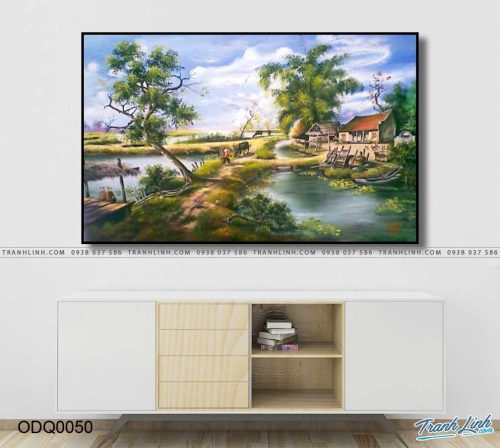 tranh son dau dong que huong 50