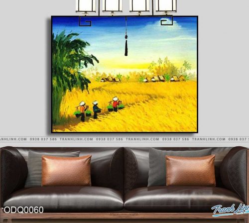 tranh son dau dong que huong 60