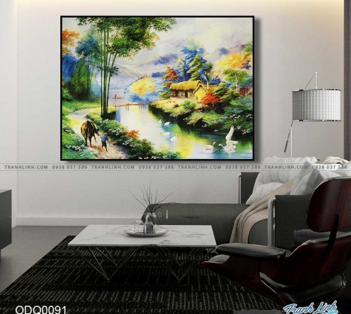 tranh son dau dong que huong 91