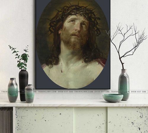 tranh canvas chua giesu doi mao gai