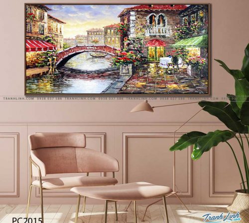tranh canvas phong canh 2015