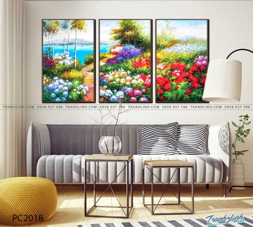 tranh canvas phong canh 2018