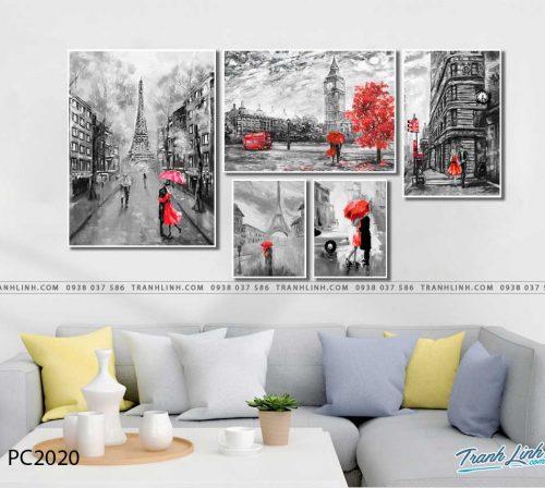 tranh canvas phong canh 2020
