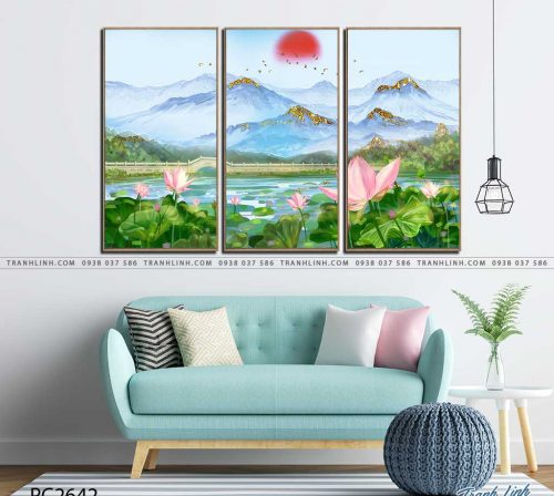 tranh canvas phong canh 2642