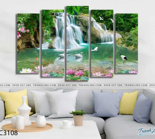 tranh canvas phong canh 3108