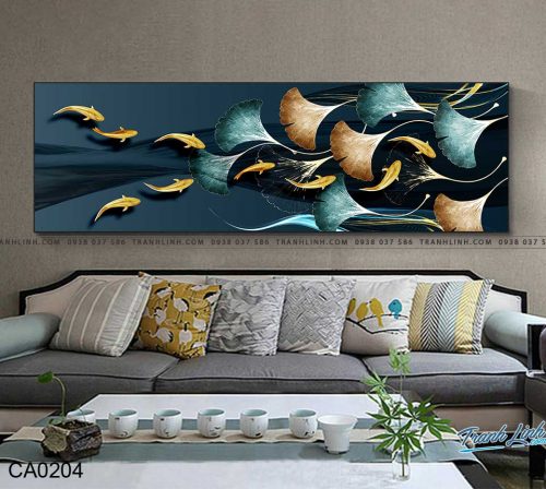 tranh canvas ca 204
