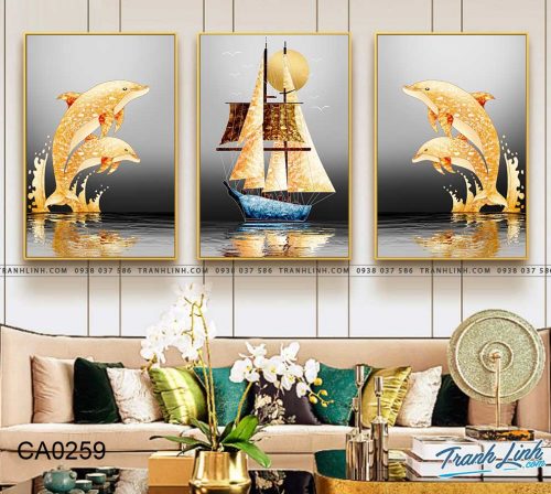 tranh canvas ca 259