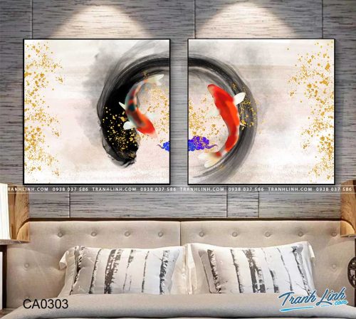 tranh canvas ca 303