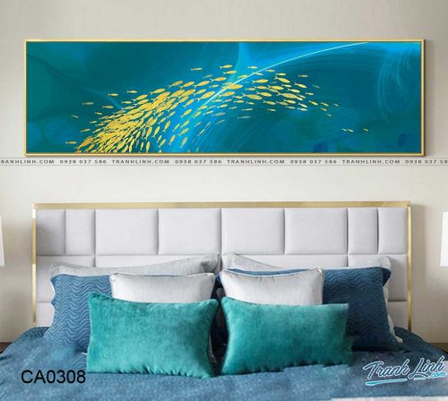 tranh canvas ca 308