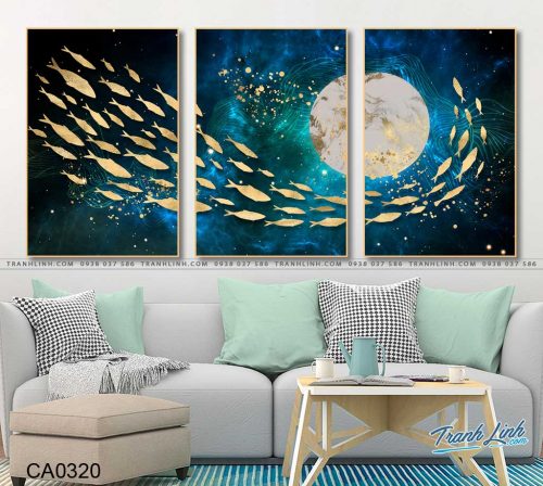 tranh canvas ca 320