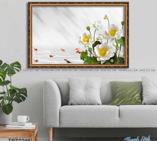 tranh canvas ca chep may man 8