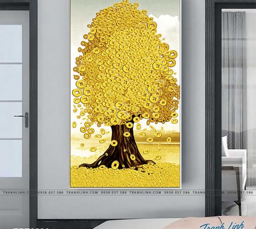 tranh canvas cay kim tien tai loc 29