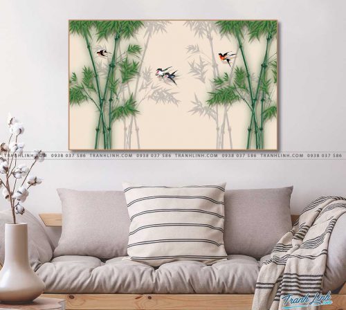 tranh canvas cay tre 16