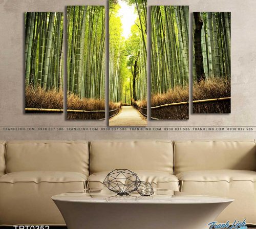 tranh canvas cay tre 31