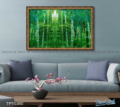 tranh canvas cay tre 39