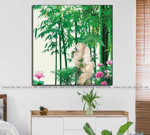 tranh canvas cay tre 44