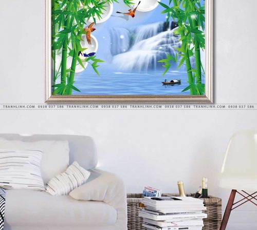 tranh canvas cay tre 46
