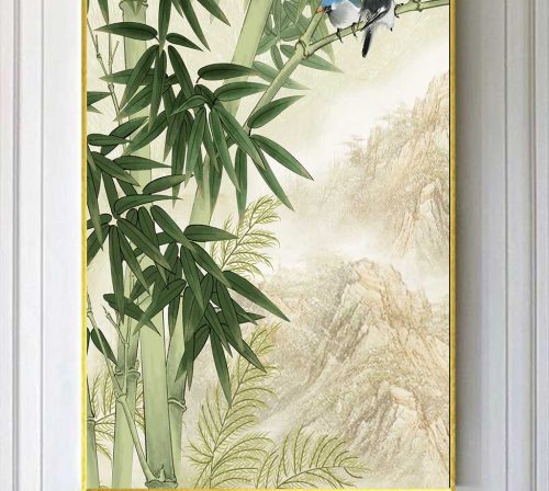 tranh canvas cay tre 48