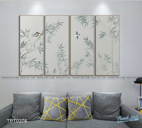 tranh canvas cay tre 55