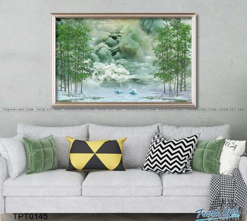 tranh canvas cay tre 6