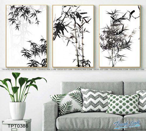 tranh canvas cay tre 65