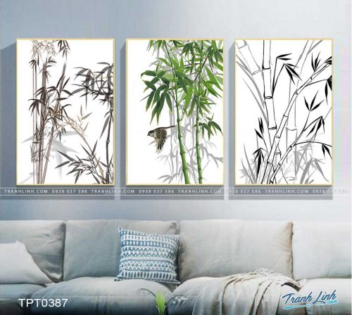 tranh canvas cay tre 66