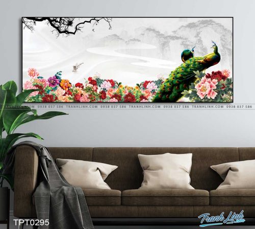 tranh canvas chim cong vuong gia 27