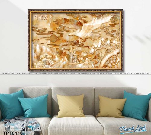 tranh canvas chim dai bang 22