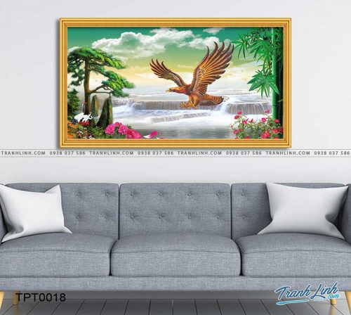 tranh canvas chim dai bang 3
