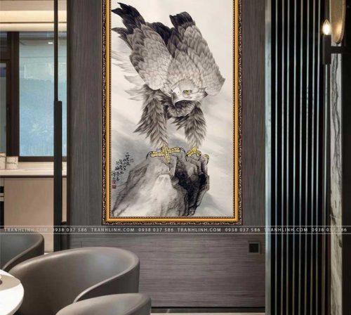 tranh canvas chim dai bang 39