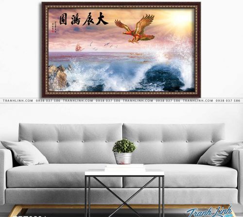 tranh canvas chim dai bang 41