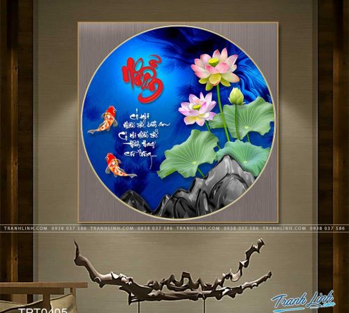 tranh canvas chu nhan