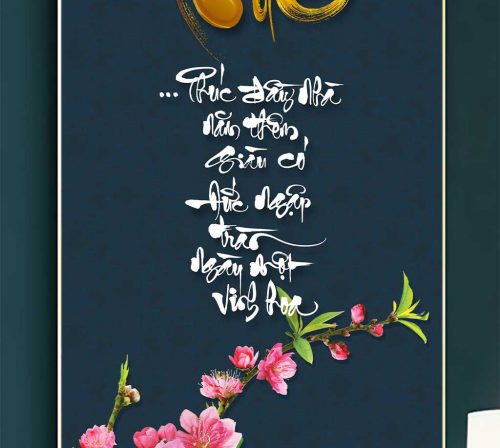 tranh canvas chu phuc 2